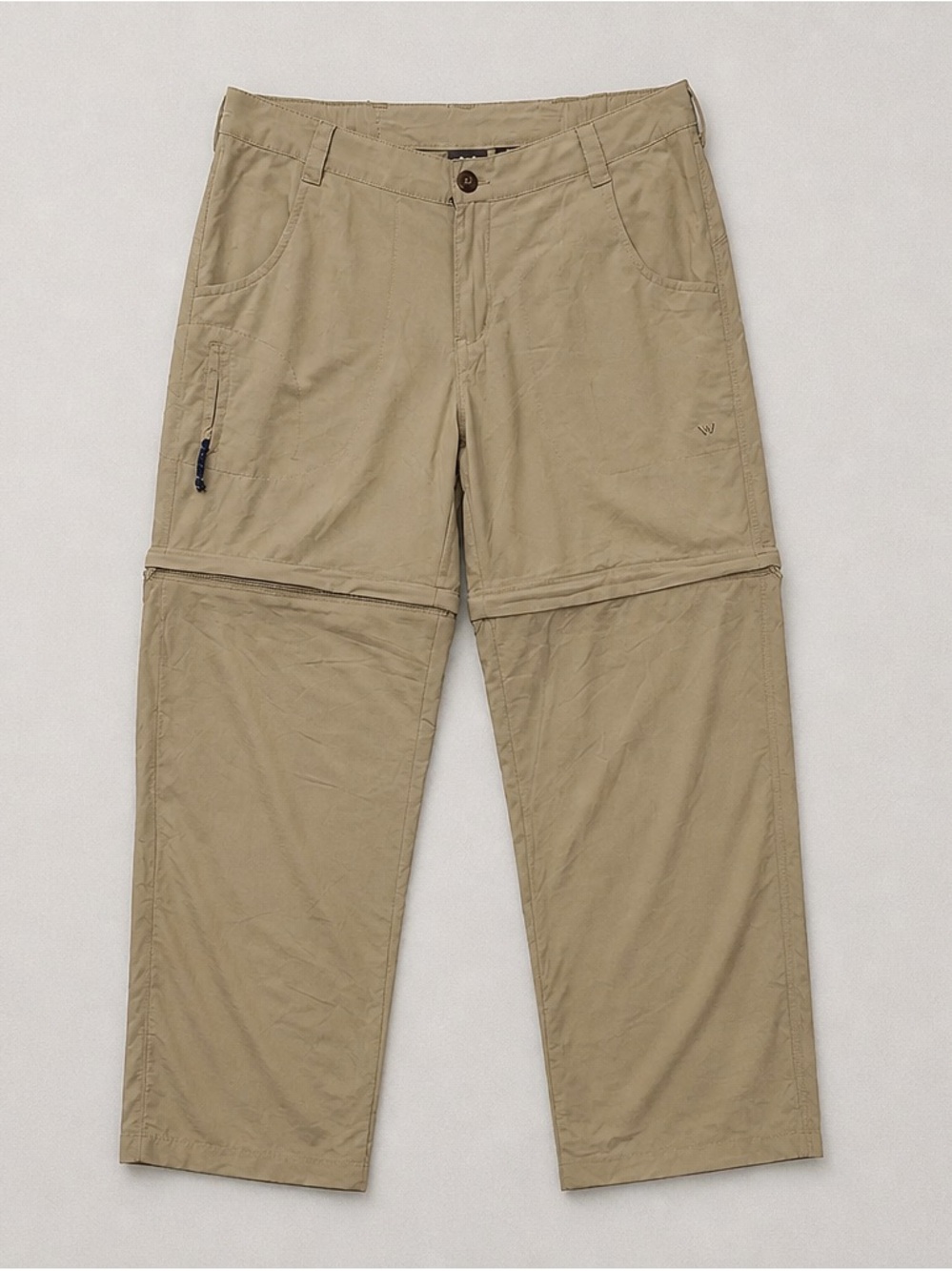 White Sierra Point Women’s Convertible Zip-Off Khaki Pants -hiking/trekking pant